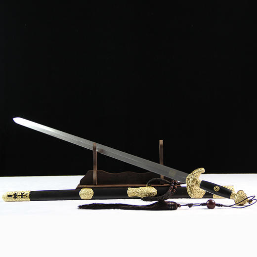 纯铜乾隆佩剑 精品剑 沈广隆剑铺 龙泉沈广隆宝剑 传统剑收藏剑 sgl-3089未开刃 商品图11