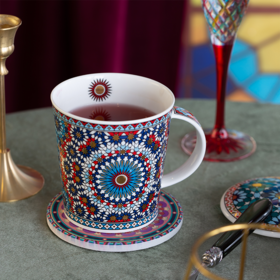 【丹侬DUNOON】英国丹侬Dunoon骨瓷水杯 Lomond杯型 摩洛哥风格