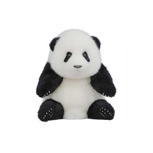 熊猫工厂 仿真熊猫玩偶 5月龄 萌兰 仿真熊猫基地玩偶抱枕七夕情人节送女生羊毛绒玩具长35*宽35*高38 商品图0