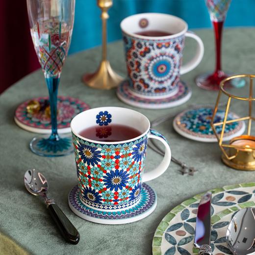 【丹侬DUNOON】英国丹侬Dunoon骨瓷水杯 Lomond杯型 摩洛哥风格 商品图2