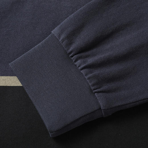 【新款DWP】大依优型大码条纹长袖Polo衫翻领男装加肥加大体恤大号上衣胖子 商品图5