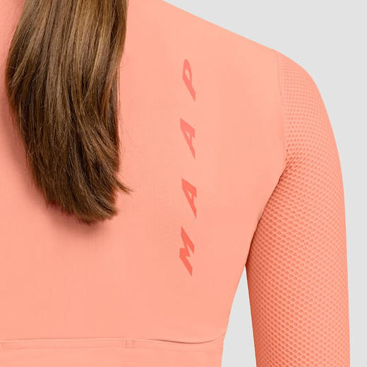 MAAP Women's Evade Pro Base LS Jersey珊瑚色 女士骑行服 商品图3