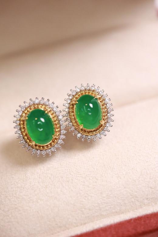 2.8ct 祖母绿耳钉 商品图0