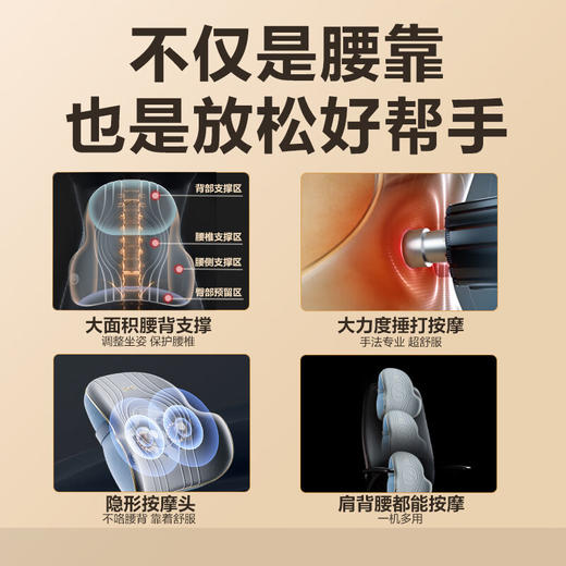 SKG  腰部按摩  T3时尚款按摩腰靠 商品图1