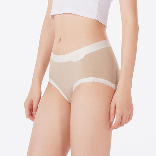 都市丽人内裤纤柔绵平角裤木代尔(恒温)女士内裤LKT5L3 商品图2