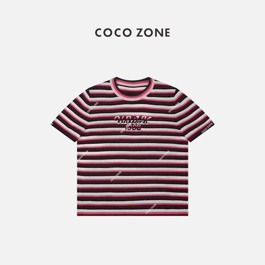 COCO ZONE 休闲打底衫百搭圆领短袖毛针织衫24C10291 商品图0