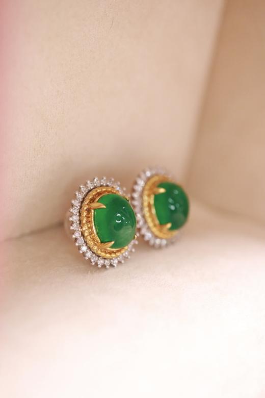2.8ct 祖母绿耳钉 商品图5