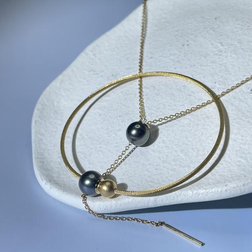 北京仓｜Eva Strepp-kette lift-大溪地珍珠 项链［德国设计师］ 商品图1