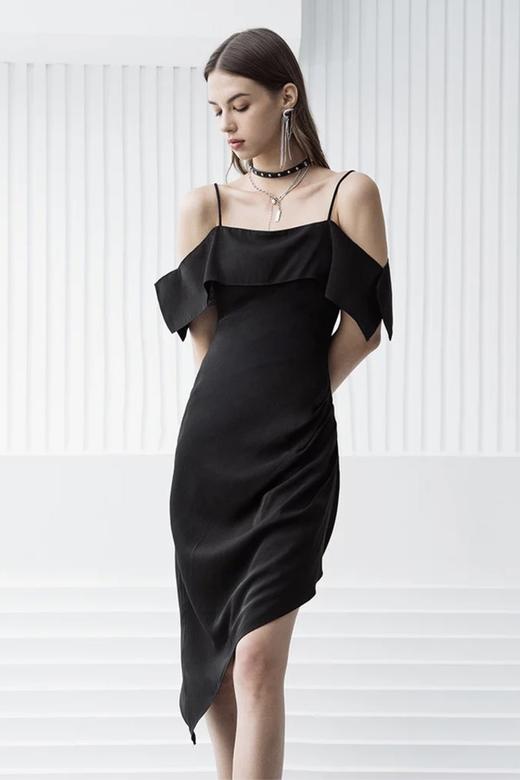 PUNK RAVE 吊带不规则露肩连衣裙 13620 商品图0