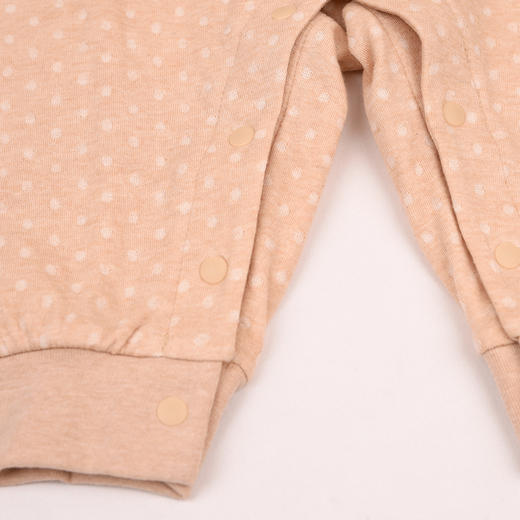 棉果果秋季新品春秋季男童女童彩棉爬服哈衣偏襟连体衣M301720199408 商品图2