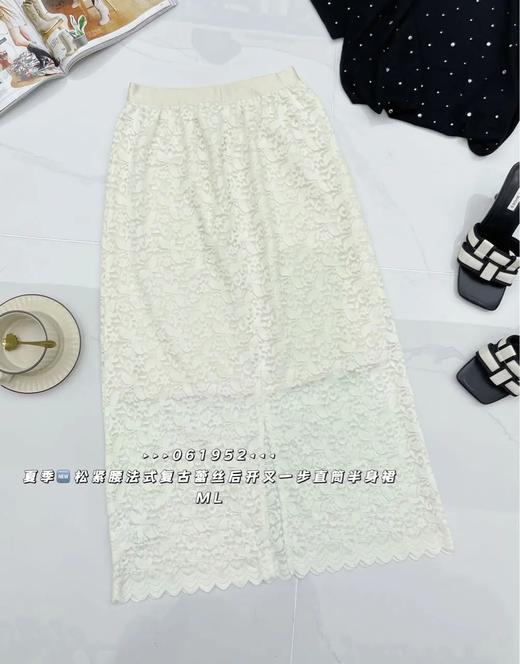 34GAR061952#蝴蝶蕾丝半裙 商品图0