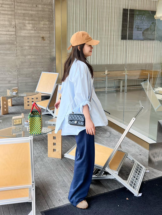 2408404   北欧品牌 baby蓝衬衫 宽松遮肉 clean fit 商品图3