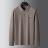 【100%棉】【新款DK】大依优型大码长袖Polo衫翻领纯棉男士加肥加大休闲大码男装宽松长袖体恤上衣 商品缩略图6