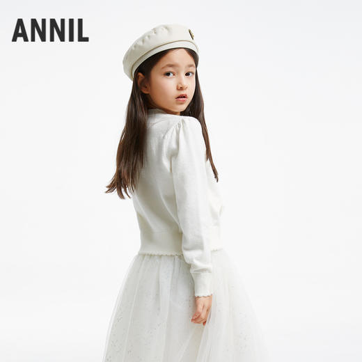 女童甜美圆领开衫新款安奈儿童装AG434530 商品图2