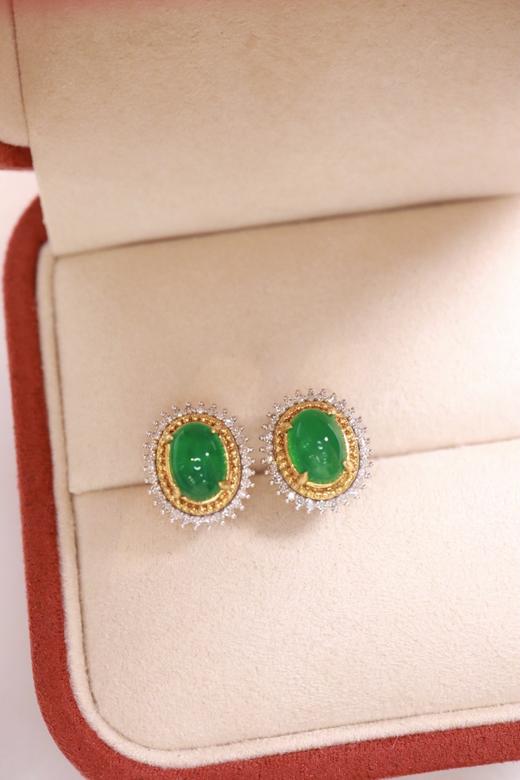 2.8ct 祖母绿耳钉 商品图2