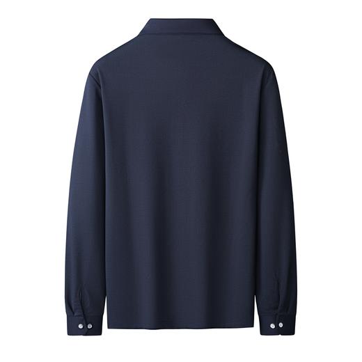 【Q】【新款DK】大依优型大码长袖Polo衫翻领男士加肥加大休闲大码男装宽松长袖体恤上衣 商品图3