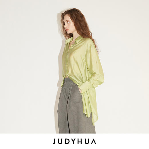 JUDYHUA 苔藓系列衬衫上⾐ 商品图2