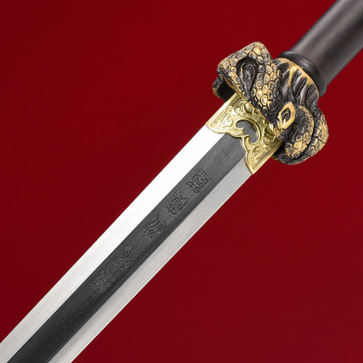 岁寒三友 铁冰剑 沈广隆剑铺 龙泉沈广隆宝剑手工剑传统剑收藏剑 sgl-3018 未开刃 商品图3