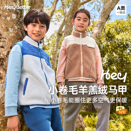 【 特价商品 非质量问题不退不换】HeyBetter羊羔绒马甲 商品图0