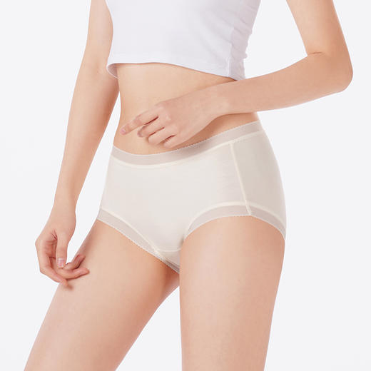 都市丽人内裤纤柔绵平角裤婴肌棉女士内裤LKT5L8 商品图2