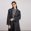 【人字纹羊毛羊绒大衣】24年秋季新品女士绵羊毛中长款大衣时尚人字纹大衣 商品缩略图1