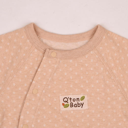 棉果果秋季新品春秋季男童女童彩棉爬服哈衣偏襟连体衣M301720199408 商品图1