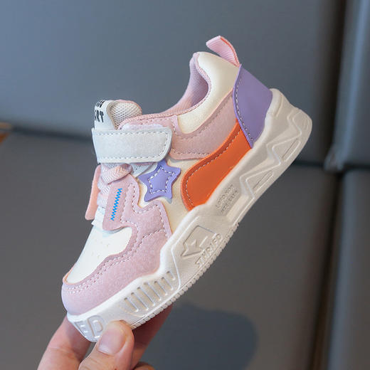 【时尚潮流，透气舒适，不负少年洋溢的朝气！】春秋款儿童板鞋 女童潮流运动鞋 中小童男童 休闲学生鞋 时尚外观 舒适耐穿-QQ 商品图3