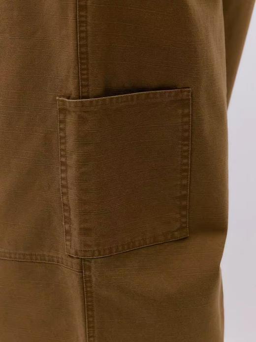 EviStub/E-4XCK618/重水洗密织全棉竹节抗撕直筒休闲工装裤 商品图2