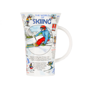 【丹侬DUNOON】英国丹侬Dunoon骨瓷水杯  Glencoe杯型 滑雪世界