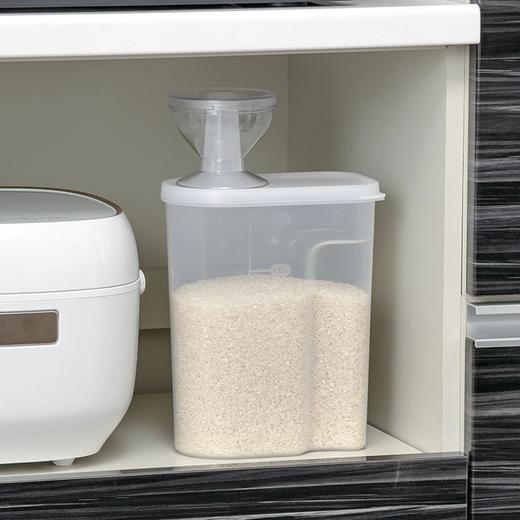 日本Inomata厨房米桶家用密封防潮储米箱五谷杂粮储存收纳盒 商品图0