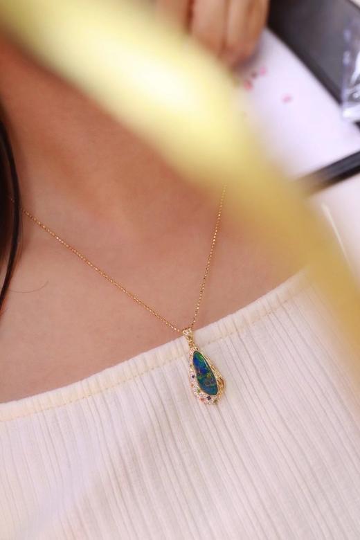 2.74ct 欧泊项链 商品图8