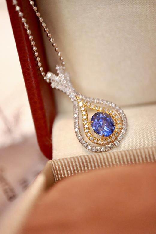 1.3ct 蓝宝石吊坠 商品图2