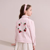 mettekids儿童粉色牛仔外套2024秋新款女童绣花正肩中空纱夹克 商品缩略图1