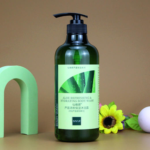 仙维娜SIVIA橄榄舒爽沐浴露 男女全身滋润保湿 补水柠檬樱桃柔润留香 芦荟蔷薇海藻沐浴露 商品图1