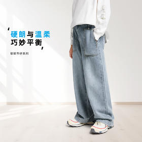 女童牛仔单裤秋季新款安奈儿童装EG436517