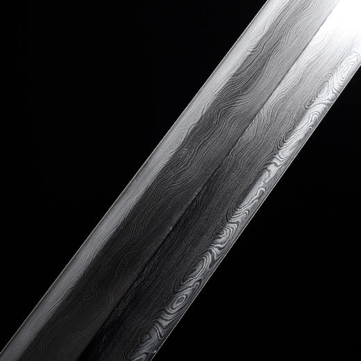 紫云 唐剑 豪华唐剑 花纹钢一体刀剑硬剑长剑龙泉沈广隆剑 未开刃 商品图5