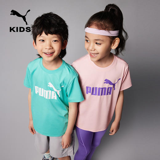 PUMA彪马儿童经典T恤亲子款优可丝面料53223117242 商品图1