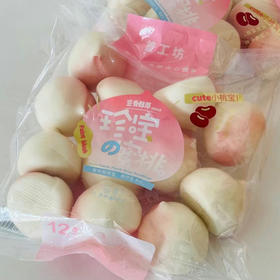 珍宝蜜桃豆沙包300g/袋(12枚装）
