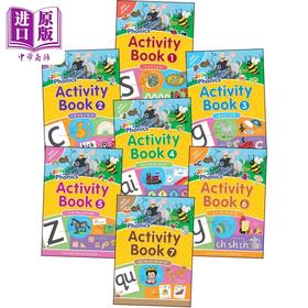 【中商原版】Jolly Phonics Activity Book 快乐自然拼读活动手册 7册套装