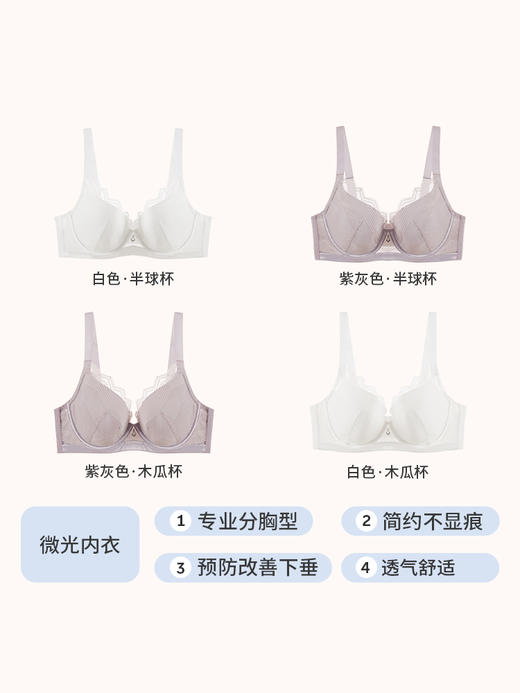 【断码清仓 限时特惠】奶糖派大胸分胸型舒适防下垂文胸女【非质量问题不退不换】 商品图3