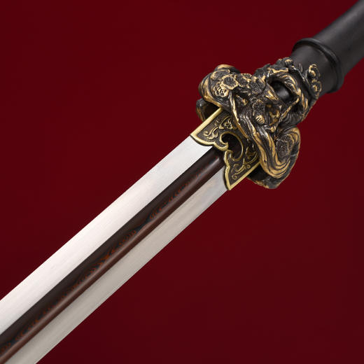 岁寒三友 傲雪剑 龙泉沈广隆宝剑 镇宅宝剑 龙泉沈广隆剑传统剑收藏宝剑 sgl-3020未开刃 商品图3