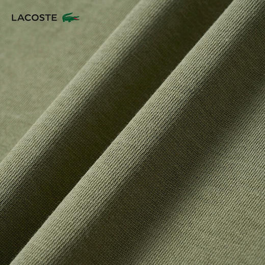 Lacoste【王一博同款】法国鳄鱼情侣款新款休闲T恤TH2745-10 商品图5