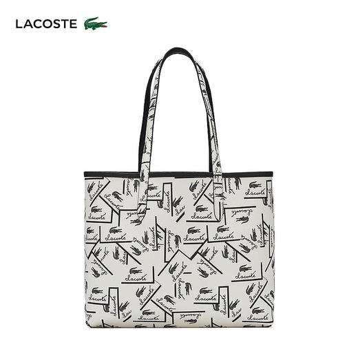 Lacoste法国鳄鱼女士新款时尚休闲正反两用托特包NF4742AS 商品图3