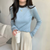 🍂🍂【岚可可撞色弹力圆领针织打底】✅、精致有设计感的单品穿搭，🔺配色都很绝，🌈不论是单穿还是叠搭外套都很有腔调！ 商品缩略图4