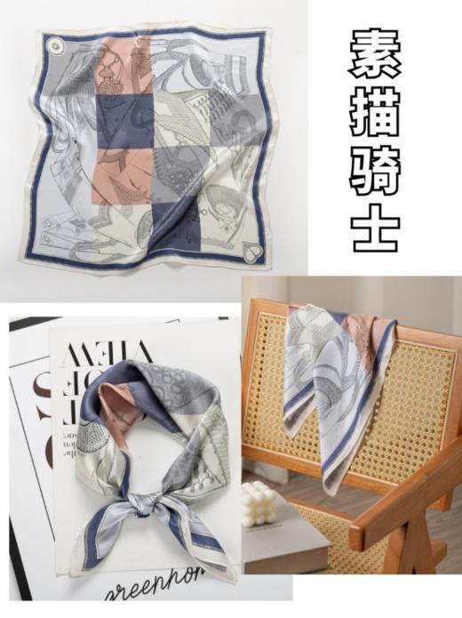🥳🥳🥳【HLUOS小众轻奢真丝小方巾礼盒装】秋季拥有精致贵感的秘诀是．👛 👛 . 当然是戴上一条丝巾啦 商品图7