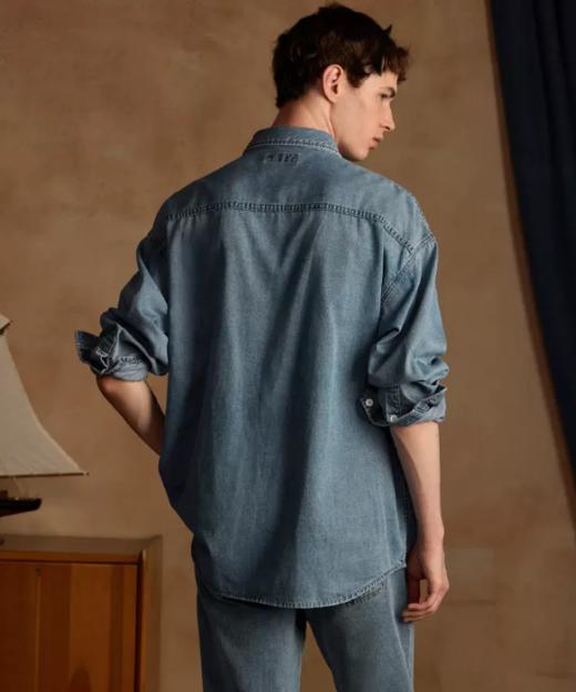 【大都会】AARON CHANG联名 TeenieWeenie小熊男装牛仔衬衫2024秋季新款 已售 0 商品图4