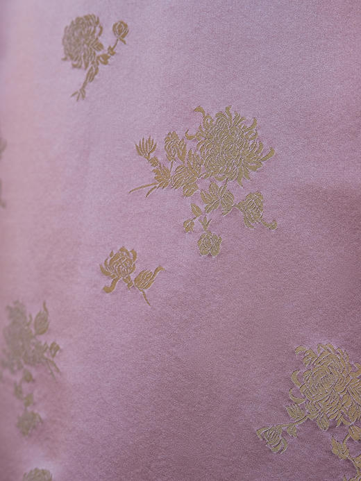 盛唐婧 |中式国风库缎菊花纹马甲 商品图6