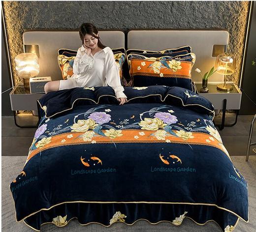 秋冬【牛奶绒四件套床品】加厚保暖套件 亲肤宝宝绒 中老年被套床上用品 送爸妈好物 商品图9