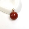 18K南红圆珠约13mm吊坠赠链 商品缩略图0