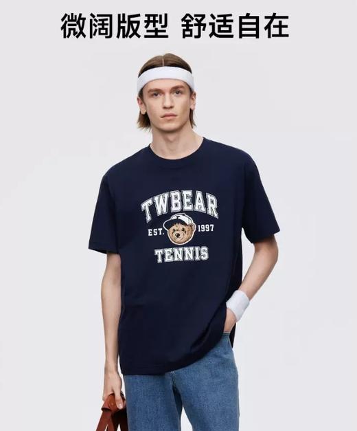 【大都会】TeenieWeenie小熊男装短袖休闲运动圆领T恤男2024夏季新款印花t恤 商品图1